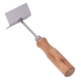 Bee Frame Shovel Stainless Steel Wooden Handle Professional Beehive Cleaner for Beekeeper