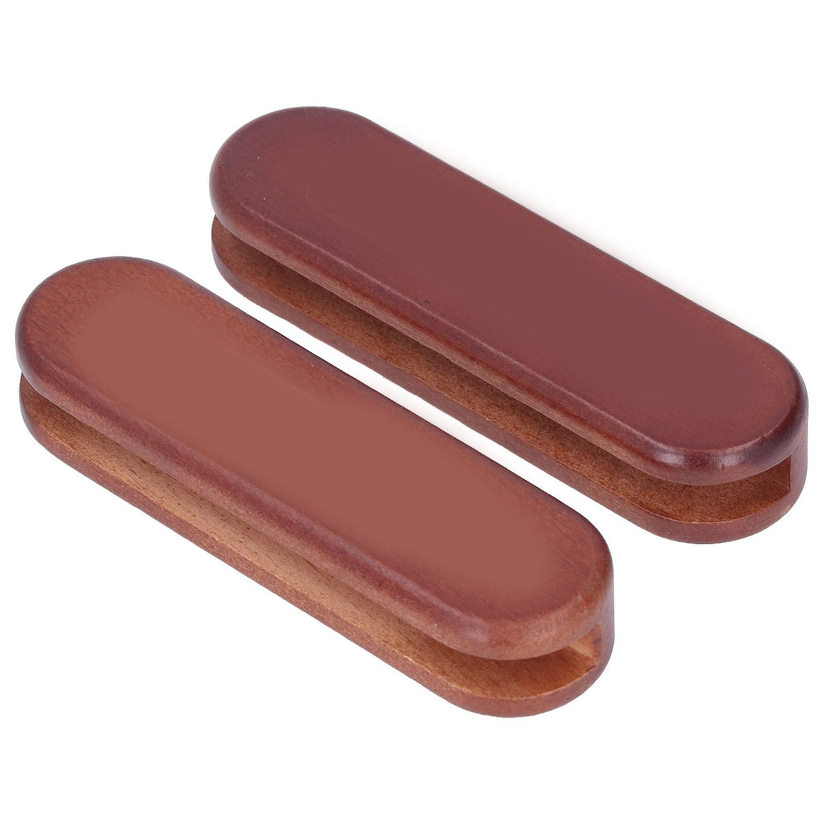 2Pcs Bakeware Wood Handle Prevent Scalding Portable Cookware Wood Handle for Outdoor Camping