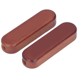 2Pcs Bakeware Wood Handle Prevent Scalding Portable Cookware Wood Handle for Outdoor Camping