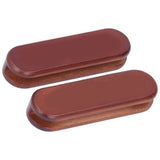 2Pcs Bakeware Wood Handle Prevent Scalding Portable Cookware Wood Handle for Outdoor Camping - Low Angle