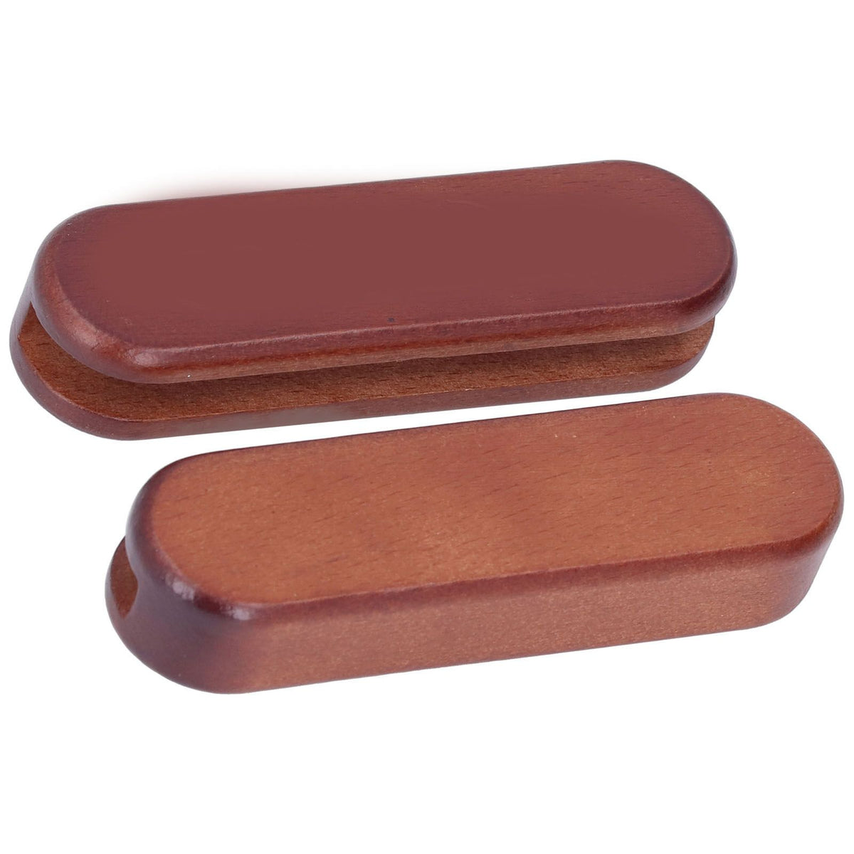 2Pcs Bakeware Wood Handle Prevent Scalding Portable Cookware Wood Handle for Outdoor Camping