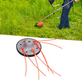 Universal Strimmer Head Plastic Wear Resistant Mower Head Garden Lawn Mower Accessories - Extra Image