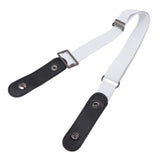 No Buckle Belt Women Traceless Adjustable Size Weaving Buckle Free Belt Women for Trousers SweaterWhite