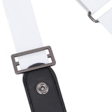 No Buckle Belt Women Traceless Adjustable Size Weaving Buckle Free Belt Women for Trousers SweaterWhite - Extra Image