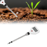 Soil EC Tester Clear LCD High Accuracy Quick Response Small Portable Durable Soil Conductivity Tester