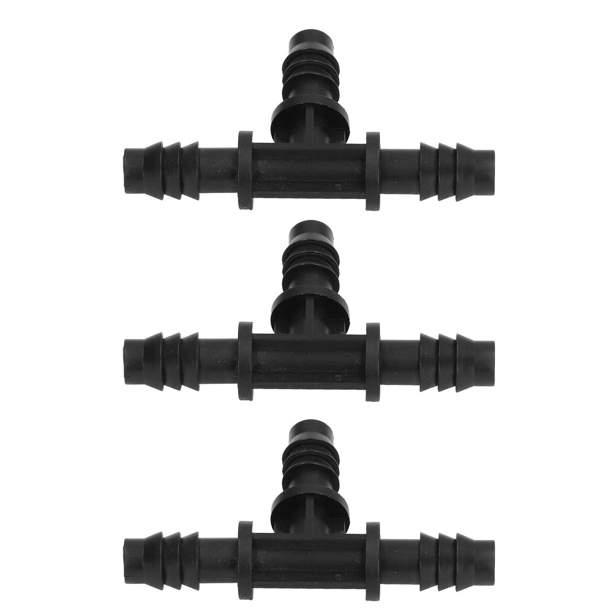 40pcs Irrigation Fitting Drip Irrigation Barbed Connector 8/12mm Tube Tee for Garden Lawn