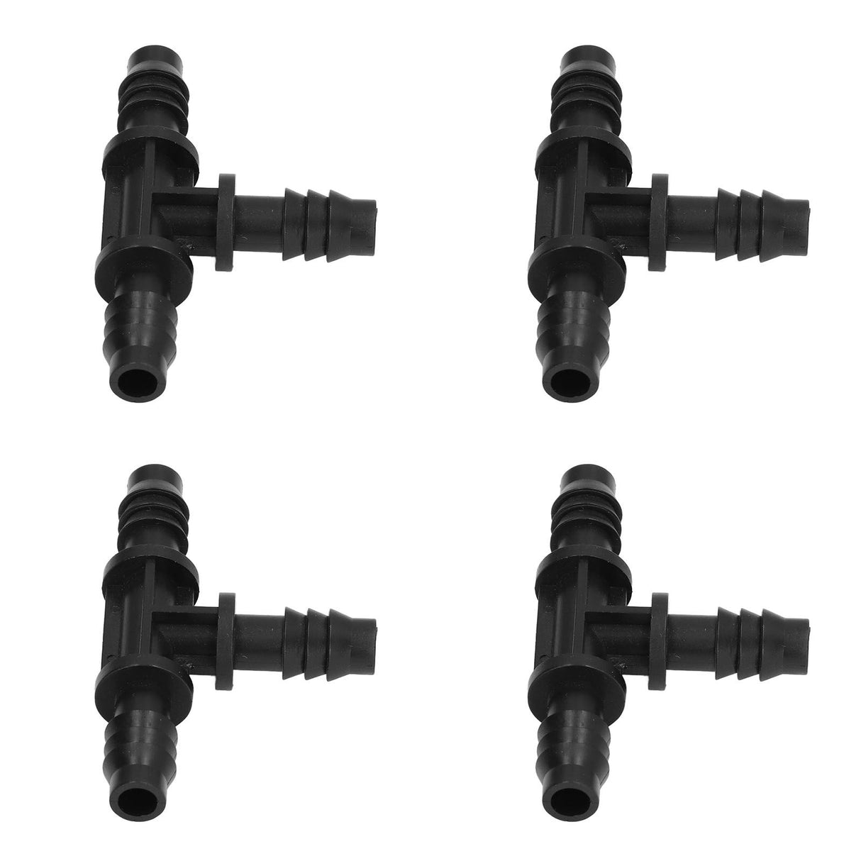 40pcs Irrigation Fitting Drip Irrigation Barbed Connector 8/12mm Tube Tee for Garden Lawn