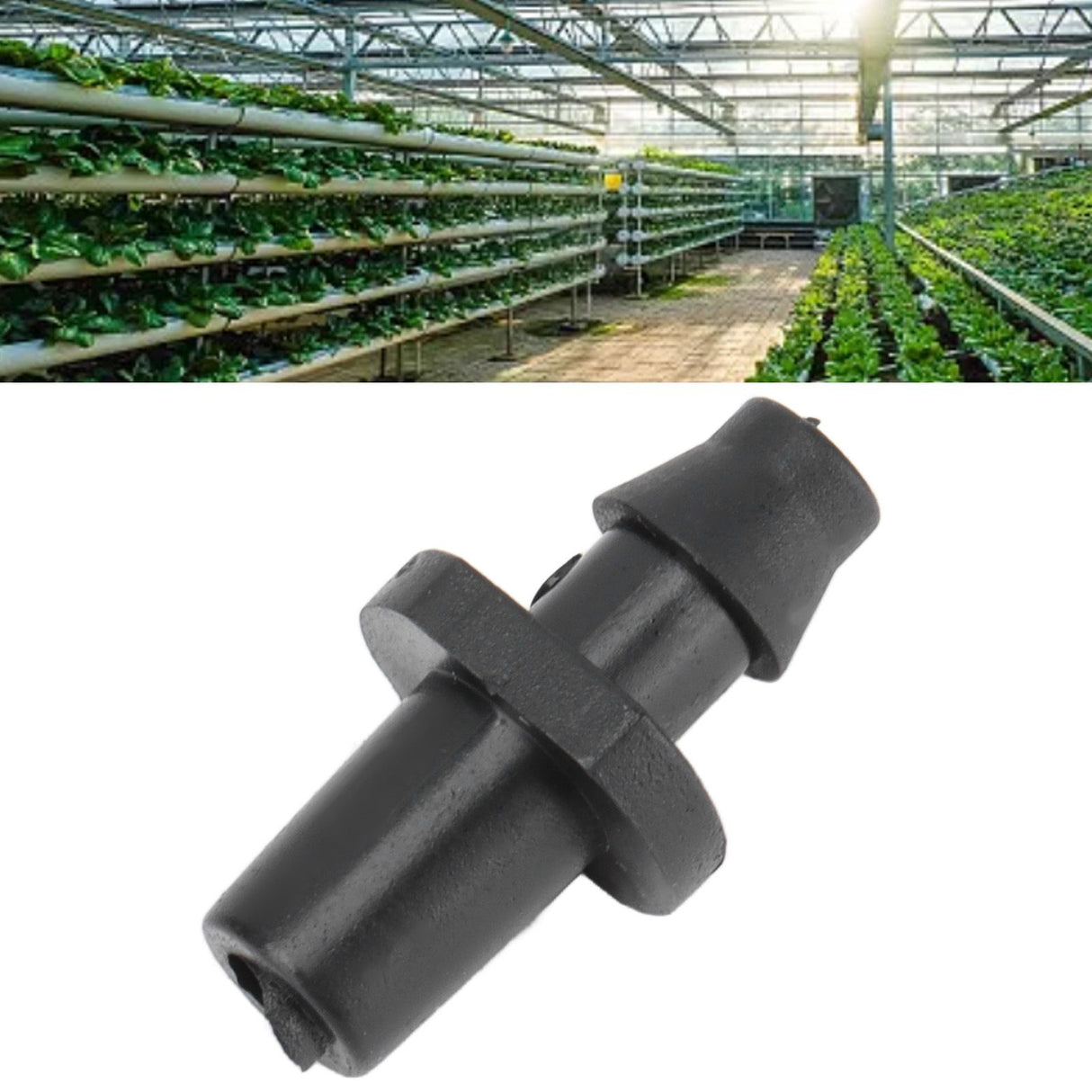 200Pcs/Set Drip Irrigation Barbed Coupling Fitting Connector Garden Watering Parts for 4/7mm Tube
