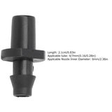 200Pcs/Set Drip Irrigation Barbed Coupling Fitting Connector Garden Watering Parts for 4/7mm Tube