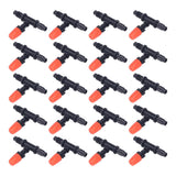 20pcs Drip Irrigation Nozzles Drip Irrigation Mister Heads for Garden Irrigation Agricultural Irrigation - Top-Down View