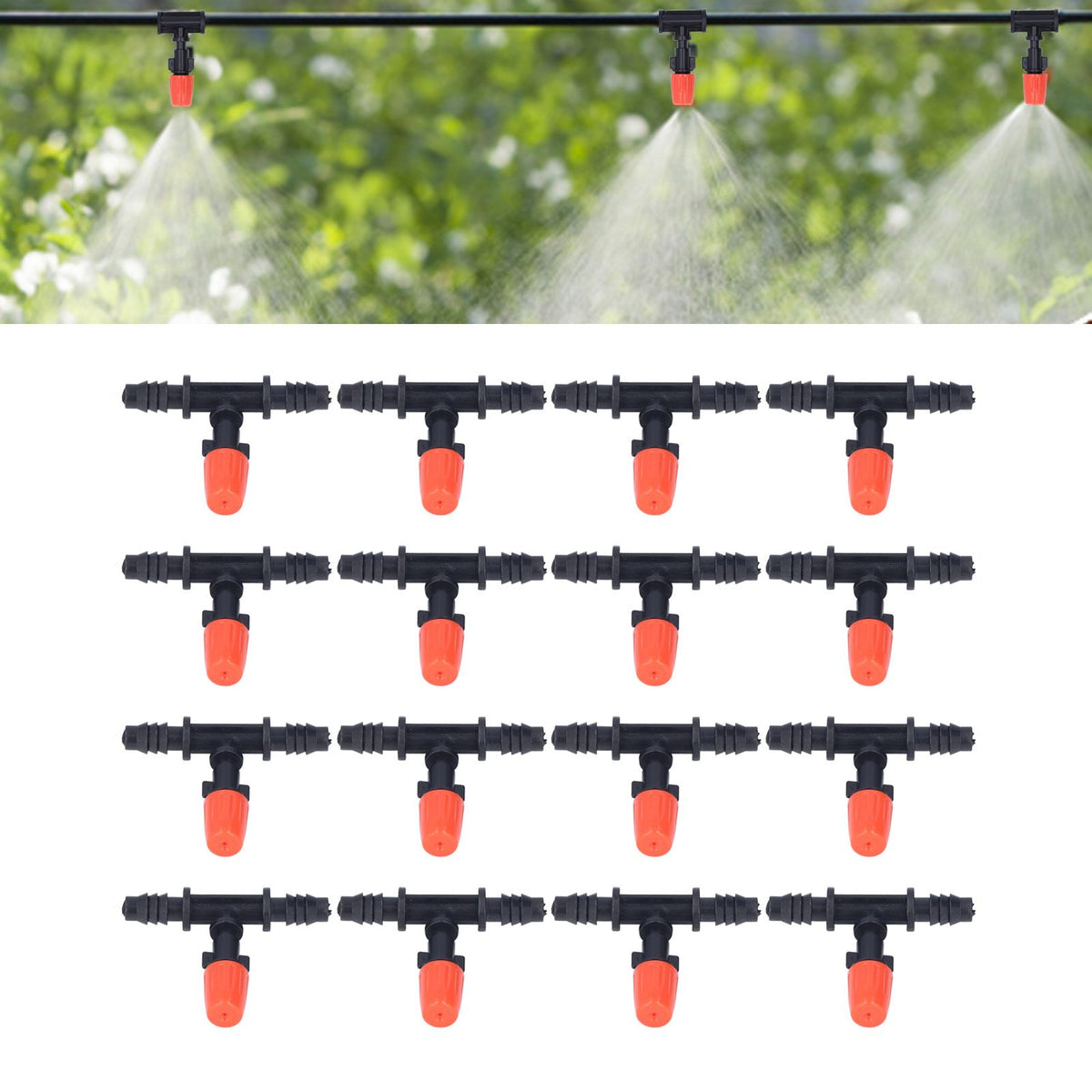 20pcs Drip Irrigation Nozzles Drip Irrigation Mister Heads for Garden Irrigation Agricultural Irrigation