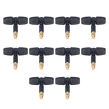 10Pcs Copper Atomizing Nozzles 8/11mm Adjustable Gardening Atomizing Nozzle with Tee Pipes for 8/11mm Capillary