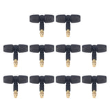 10Pcs Copper Atomizing Nozzles 8/11mm Adjustable Gardening Atomizing Nozzle with Tee Pipes for 8/11mm Capillary