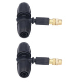 10Pcs Copper Atomizing Nozzles 8/11mm Adjustable Gardening Atomizing Nozzle with Tee Pipes for 8/11mm Capillary - Close-Up Angle