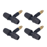 10Pcs Copper Atomizing Nozzles 8/11mm Adjustable Gardening Atomizing Nozzle with Tee Pipes for 8/11mm Capillary - Low Angle