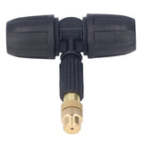 10Pcs Copper Atomizing Nozzles 8/11mm Adjustable Gardening Atomizing Nozzle with Tee Pipes for 8/11mm Capillary - Extra Image