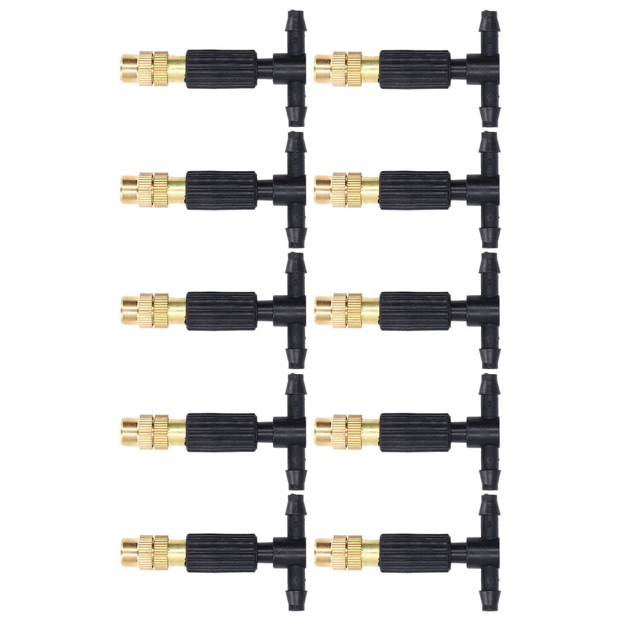 10pcs Atomizing Nozzles Removable Design Easy Installation Misting Spray Head for Greenhouse Seedling Cultivation