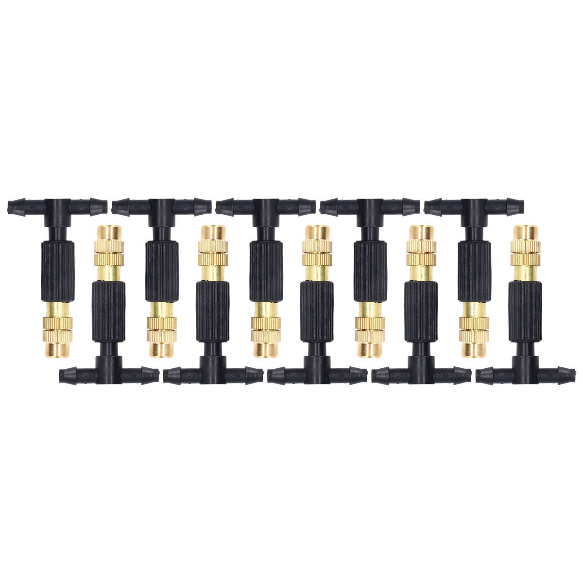 10pcs Atomizing Nozzles Removable Design Easy Installation Misting Spray Head for Greenhouse Seedling Cultivation