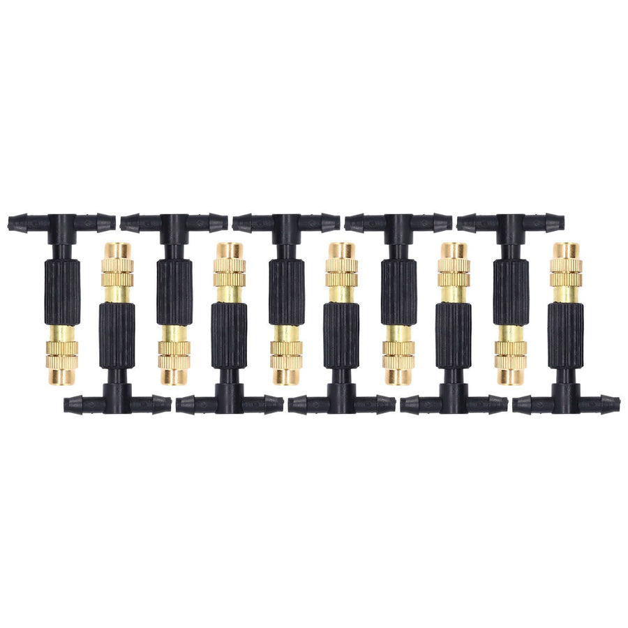 10pcs Atomizing Nozzles Removable Design Easy Installation Misting Spray Head for Greenhouse Seedling Cultivation