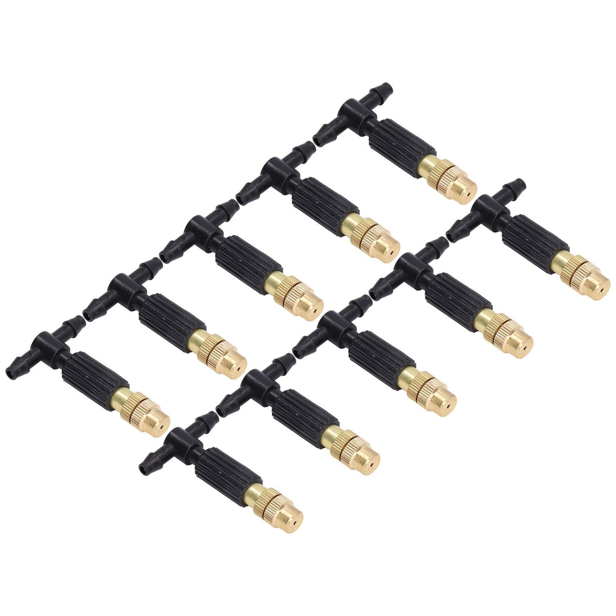 10pcs Atomizing Nozzles Removable Design Easy Installation Misting Spray Head for Greenhouse Seedling Cultivation