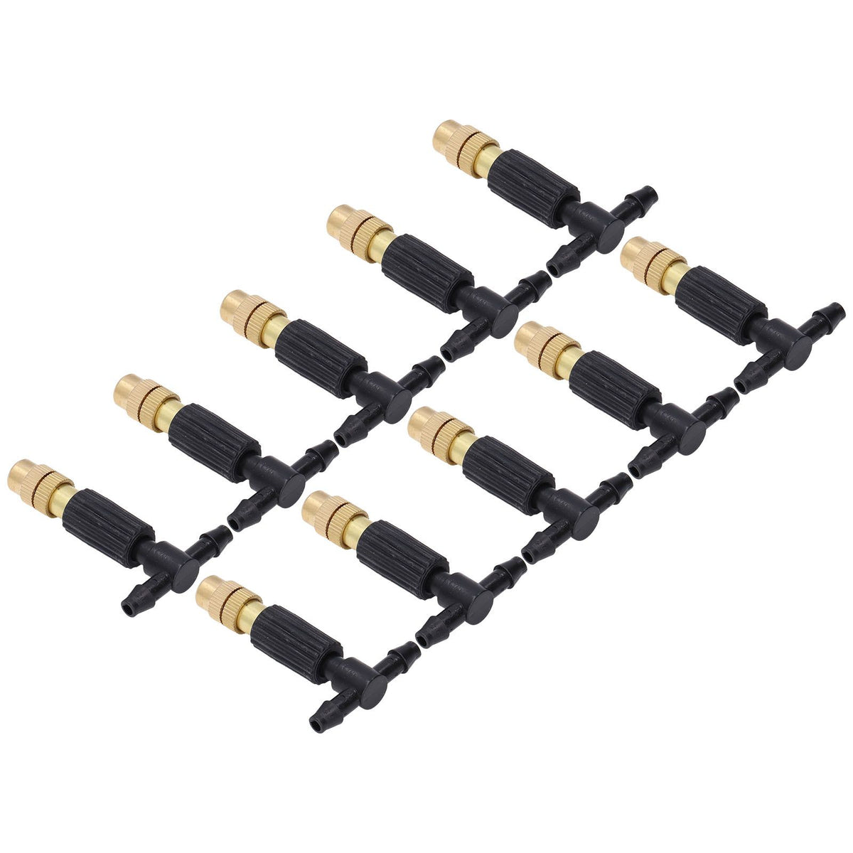 10pcs Atomizing Nozzles Removable Design Easy Installation Misting Spray Head for Greenhouse Seedling Cultivation