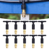 10pcs Atomizing Nozzles Removable Design Easy Installation Misting Spray Head for Greenhouse Seedling Cultivation