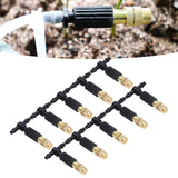 10pcs Atomizing Nozzles Removable Design Easy Installation Misting Spray Head for Greenhouse Seedling Cultivation