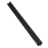 Triangular Ruler Aluminum Alloy Material Clear Reading Engraved Marking Durable Wearable Measuring Tools for DrawingSmall Scale Ruler