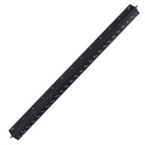 Triangular Ruler Aluminum Alloy Material Clear Reading Engraved Marking Durable Wearable Measuring Tools for DrawingSmall Scale Ruler - Close-Up Angle