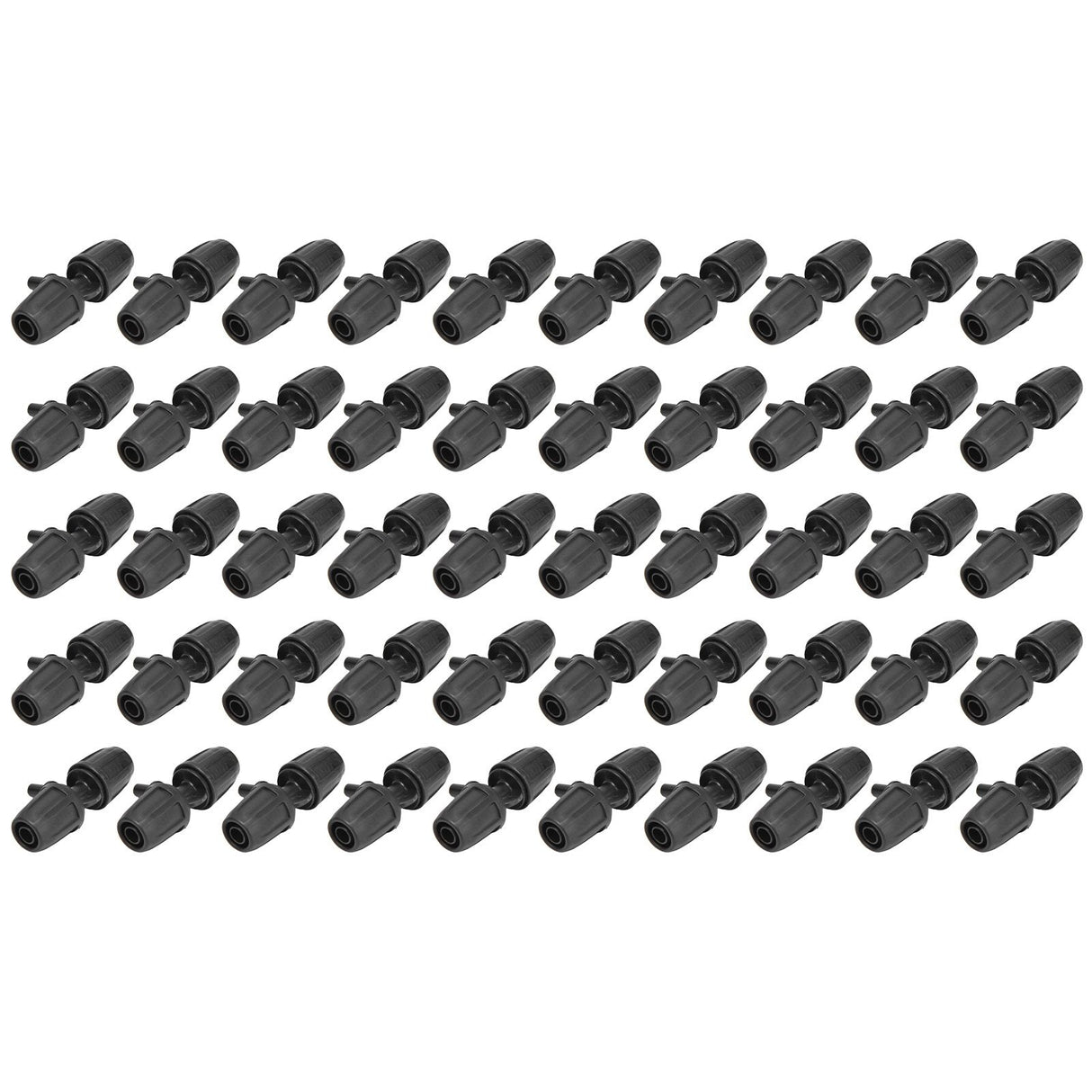 50pcs 8/12mm Hose Tee Fitting Tube Tee Connector Accessory for Garden Drip Irrigation Watering System