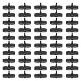 50pcs 8/12mm Hose Tee Fitting Tube Tee Connector Accessory for Garden Drip Irrigation Watering System - Rear View