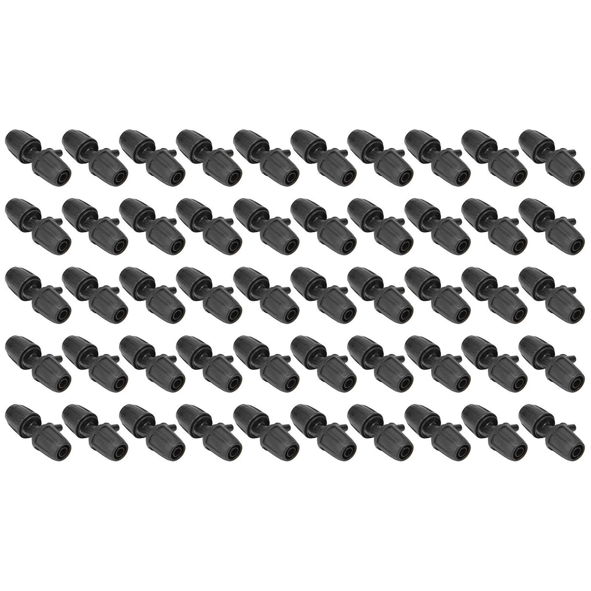 50pcs 8/12mm Hose Tee Fitting Tube Tee Connector Accessory for Garden Drip Irrigation Watering System