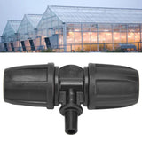 50pcs 8/12mm Hose Tee Fitting Tube Tee Connector Accessory for Garden Drip Irrigation Watering System
