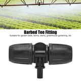 50pcs 8/12mm Hose Tee Fitting Tube Tee Connector Accessory for Garden Drip Irrigation Watering System - Extra Image