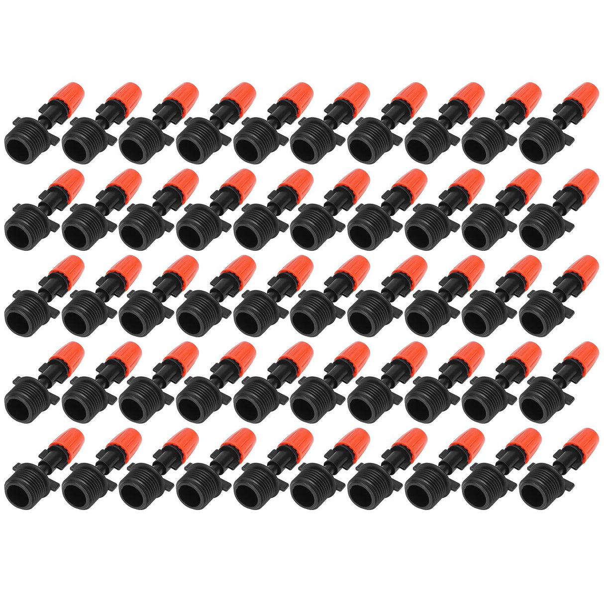 50pcs G1/2 Male Thread Misting Spray Nozzle Adjustable Water Spray Head Atomizing Nozzle for Garden Irrigation