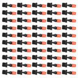50pcs G1/2 Male Thread Misting Spray Nozzle Adjustable Water Spray Head Atomizing Nozzle for Garden Irrigation - 45-Degree Angle