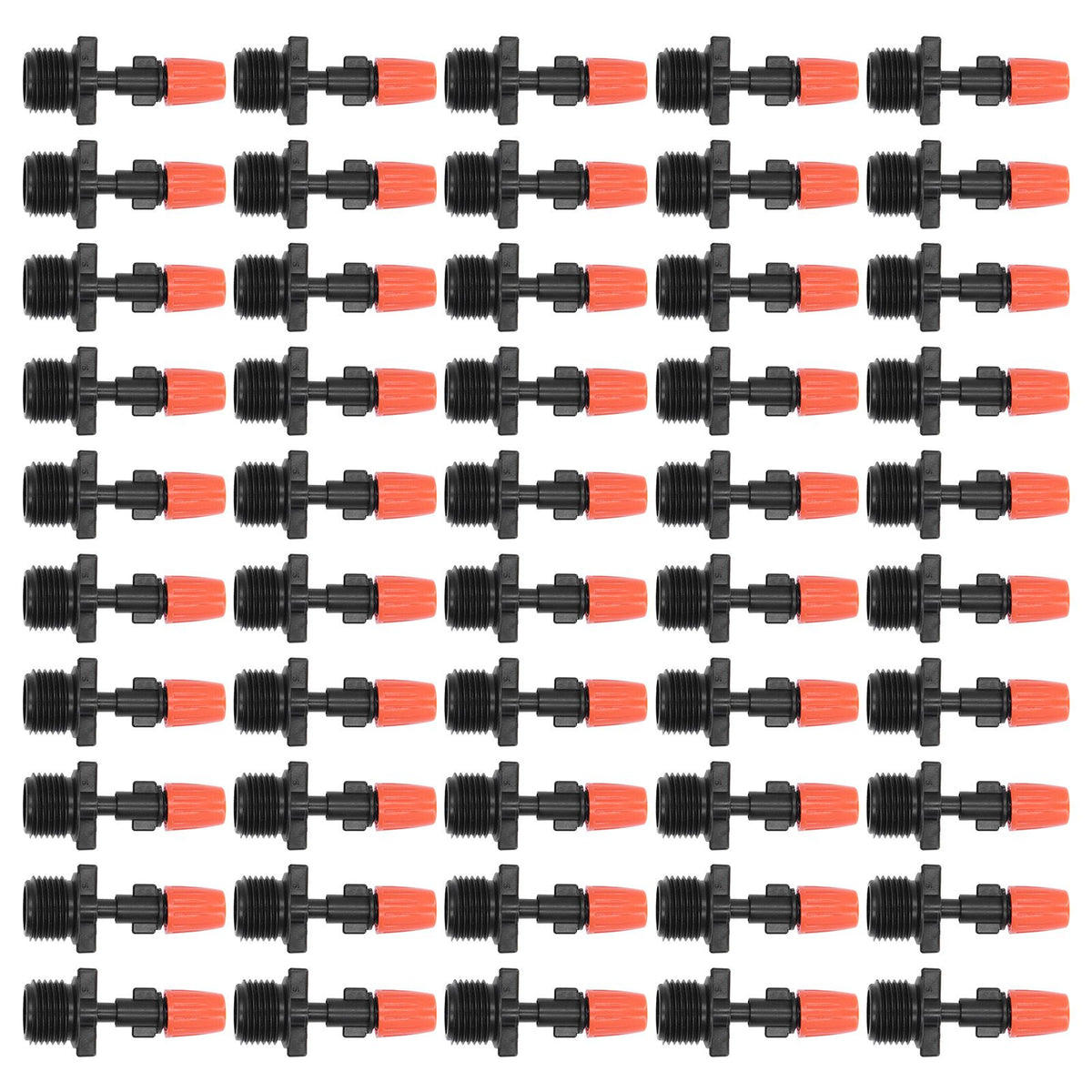 50pcs G1/2 Male Thread Misting Spray Nozzle Adjustable Water Spray Head Atomizing Nozzle for Garden Irrigation