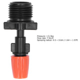 50pcs G1/2 Male Thread Misting Spray Nozzle Adjustable Water Spray Head Atomizing Nozzle for Garden Irrigation