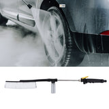 G3/4 High Pressure Power Washer Wand with Brush Adjustable Nozzle Flexible Power Washer Wand for Car Wash