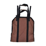 Large Capacity Firewood Storage Bag Basket Oxford Cloth Outdoor Camping Wood Log CarrierBrown
