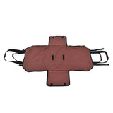 Large Capacity Firewood Storage Bag Basket Oxford Cloth Outdoor Camping Wood Log CarrierBrown - Extra Image