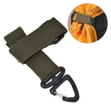 5pcs/set Multi Purpose Glove Hanging Buckle Adjustable Nylon Glove Hook Safety ClipMilitary Green - Extra Image