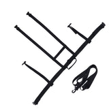 Children Ski Training Safety Ropes Adjustable Outdoor Skiing Harness Safety Shoulder StrapBlack