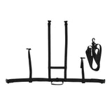Children Ski Training Safety Ropes Adjustable Outdoor Skiing Harness Safety Shoulder StrapBlack