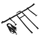 Children Ski Training Safety Ropes Adjustable Outdoor Skiing Harness Safety Shoulder StrapBlack