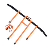 Children Ski Training Safety Ropes Adjustable Outdoor Skiing Harness Safety Shoulder StrapOrange