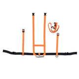 Children Ski Training Safety Ropes Adjustable Outdoor Skiing Harness Safety Shoulder StrapOrange