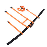 Children Ski Training Safety Ropes Adjustable Outdoor Skiing Harness Safety Shoulder StrapOrange
