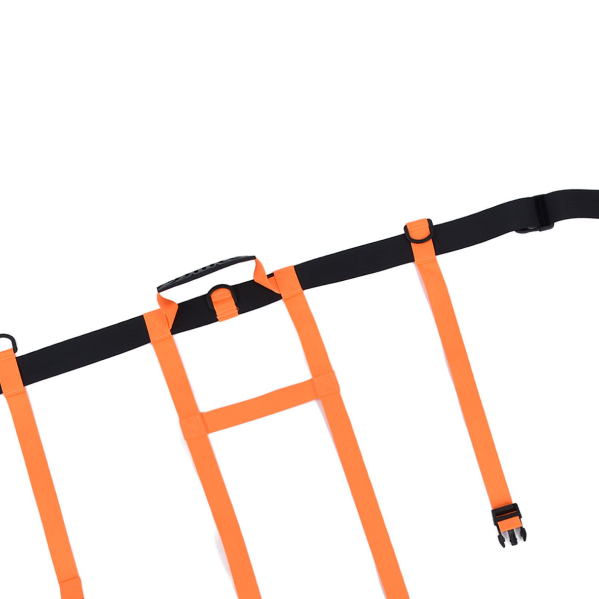 Children Ski Training Safety Ropes Adjustable Outdoor Skiing Harness Safety Shoulder StrapOrange