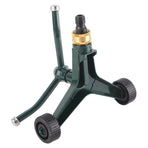 Metal Three Arm Sprinkler with G3/4 Connector Rustproof 360° Rotating Irrigate Lawn Sprinkler
